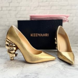 New KEEYAHRI Jenine d'Orsay Pointed Toe Pump